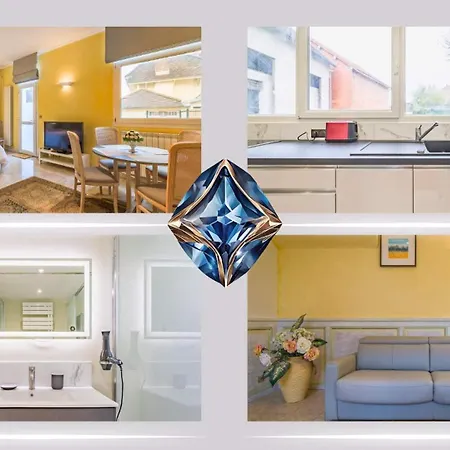 アパート Le Saphir - Confort - Proche Mag Outlet Troyes - Parking Gratuit ポン・サント・メリー